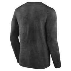 Heather Charcoal Phoenix Suns Front Court Press Snow Wash Long Sleeve T-Shirt | NBA