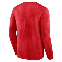 Heather Red LA Clippers Front Court Press Snow Wash Long Sleeve T-Shirt | NBA