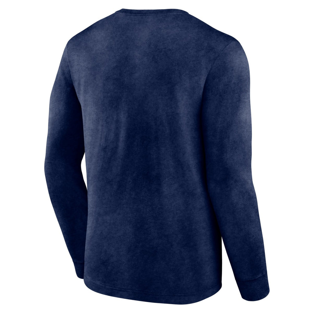 Heather Navy Washington Wizards Front Court Press Snow Wash Long Sleeve T-Shirt | NBA