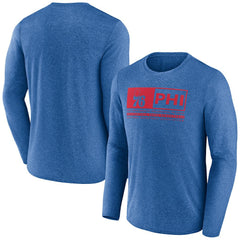Heather Royal Philadelphia 76ers Three-Point Play T-Shirt | NBA