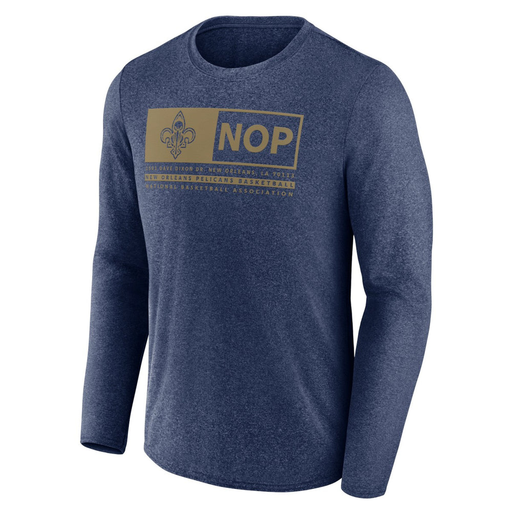 Heather Navy New Orleans Pelicans Three-Point Play T-Shirt | NBA