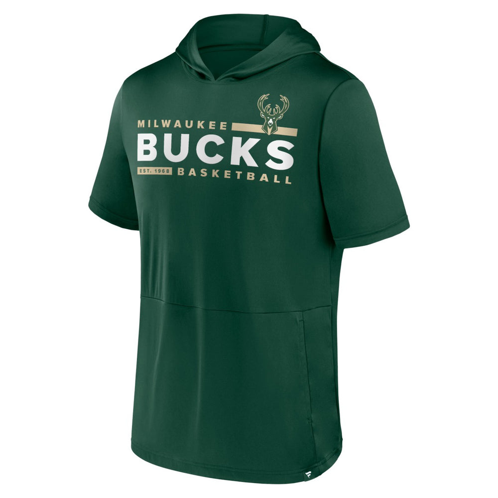 Hunter Green Milwaukee Bucks Possession Hoodie T-Shirt | NBA