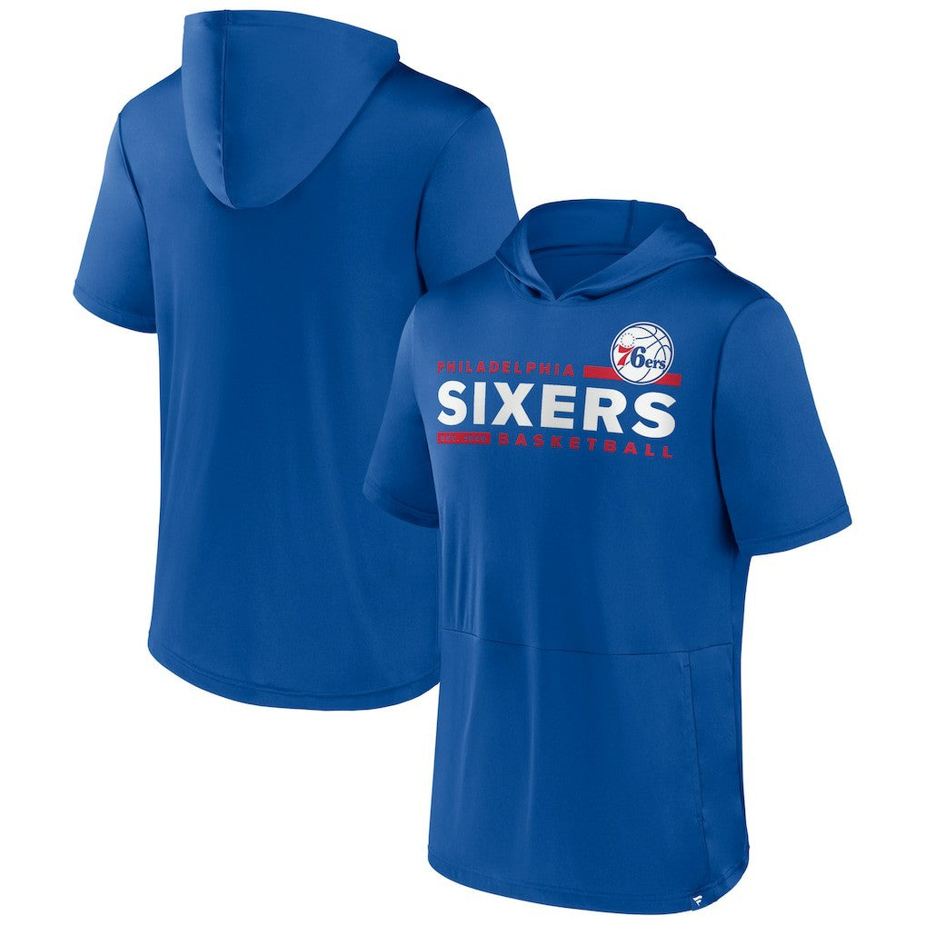 Royal Philadelphia 76ers Possession Hoodie T-Shirt | NBA