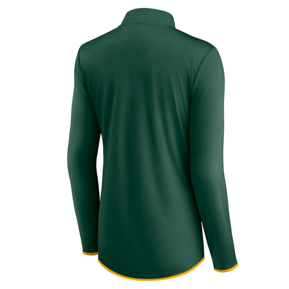 Athletics Fanatics Women's Corner Quarter-Zip Top - MLB Tops