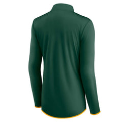 Athletics Fanatics Women's Corner Quarter-Zip Top - MLB Tops