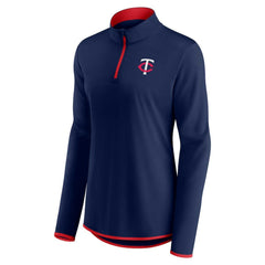 Minnesota Twins Fanatics Women's Corner Quarter-Zip Top - MLB Tops