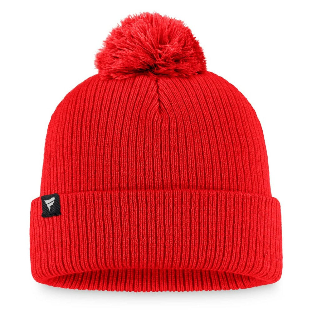 Washington Nationals Fanatics Women's Run The Bases Long Sleeve T-Shirt & Cuffed Knit Hat with Pom Combo Set - MLB Hats