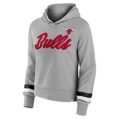 Heather Gray Chicago Bulls Women's Halftime Pullover Hoodie | NBA