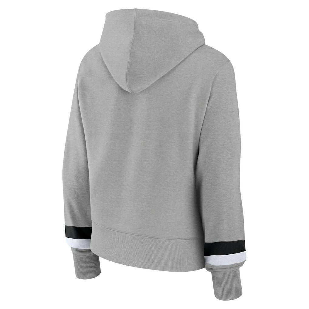 Heather Gray Chicago Bulls Women's Halftime Pullover Hoodie | NBA