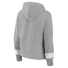 Heather Gray Brooklyn Nets Women's Halftime Pullover Hoodie | NBA