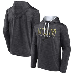Heather Charcoal Utah Jazz Fast Break Pullover Hoodie | NBA