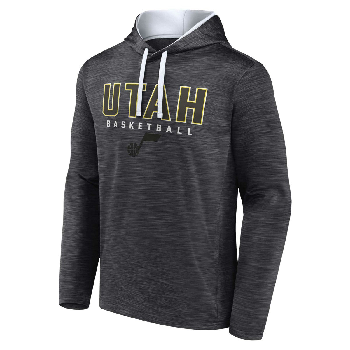 Heather Charcoal Utah Jazz Fast Break Pullover Hoodie | NBA