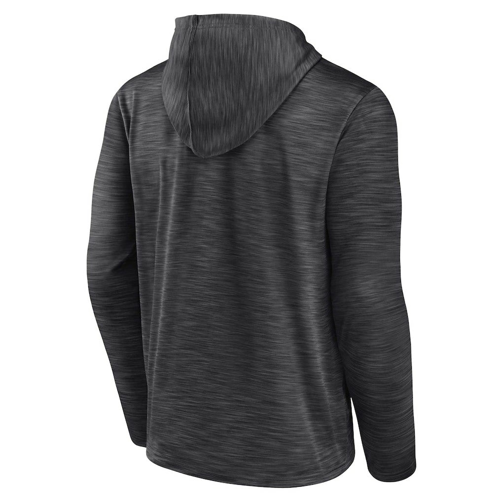 Heather Charcoal Brooklyn Nets Fast Break Pullover Hoodie | NBA