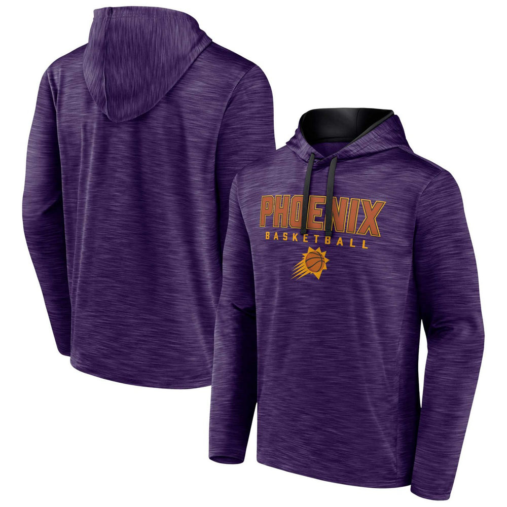 Heather Purple Phoenix Suns Fast Break Pullover Hoodie | NBA