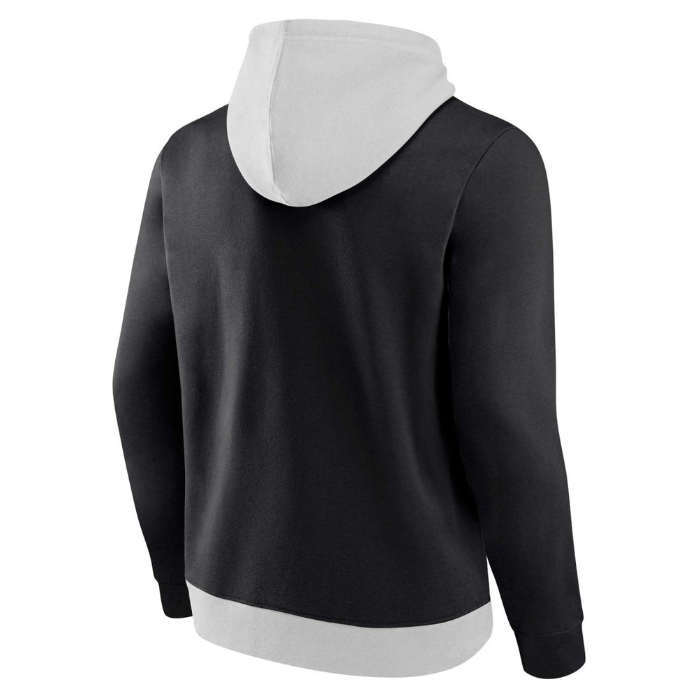 Gray/Black Toronto Raptors Arctic Colorblock Pullover Hoodie | NBA