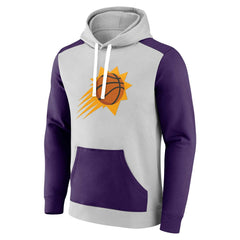 Gray/Purple Phoenix Suns Arctic Colorblock Pullover Hoodie | NBA