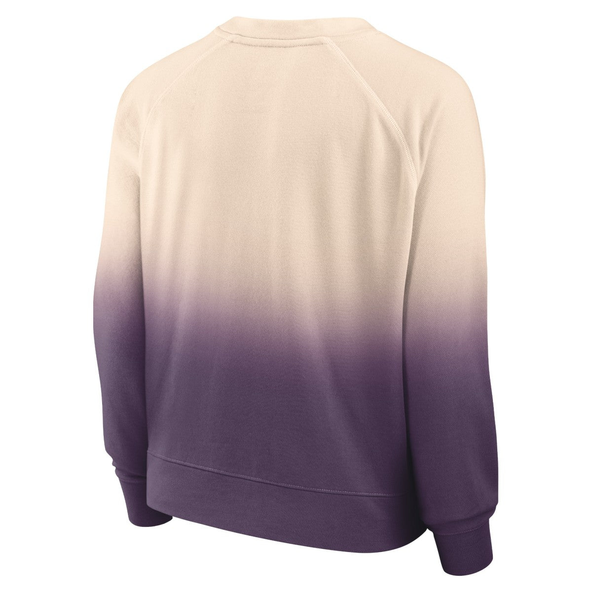 Tan/Purple Los Angeles Lakers Women's Lounge Arch Raglan Pullover Sweatshirt | NBA