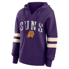 Purple Phoenix Suns Women's Bold Move Dolman V-Neck High Hip Hoodie | NBA