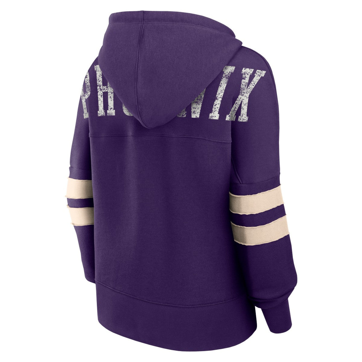 Purple Phoenix Suns Women's Bold Move Dolman V-Neck High Hip Hoodie | NBA