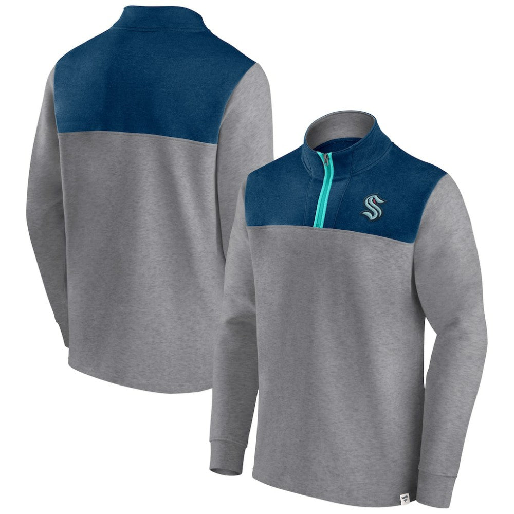 Seattle Kraken Fanatics Launch It Quarter-Zip Jacket -  NHL Jackets
