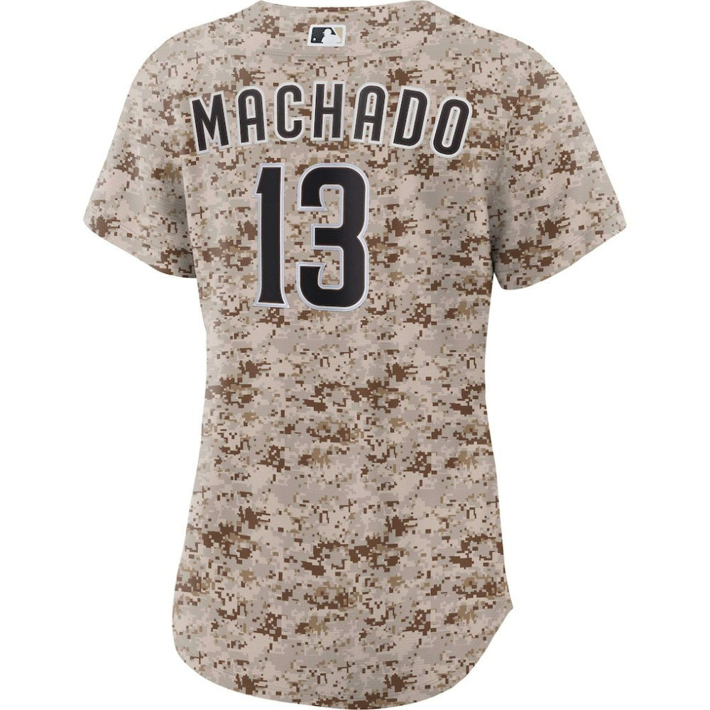 Manny Machado San Diego Padres Nike Women's USMC Alternate Replica Player Jersey - MLB Jerseys