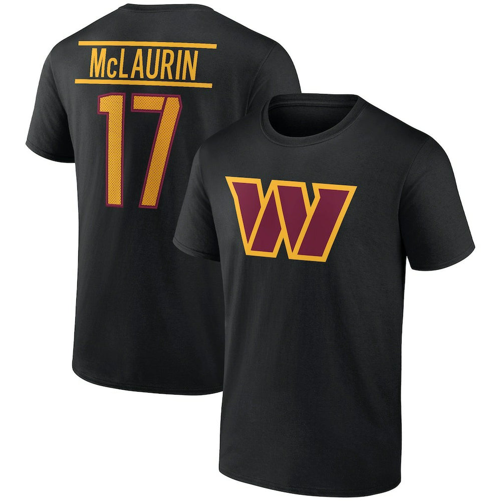 Washington Commanders Terry McLaurin  Icon Player Name & Number T-Shirt | NFL New