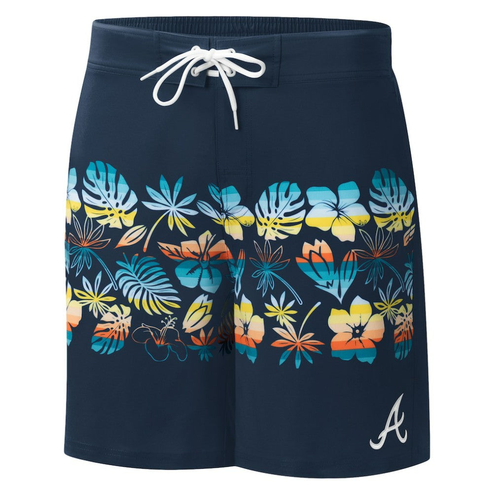Atlanta Braves G-III Sports by Carl Banks Breeze Volley Swim Shorts - MLB Shorts