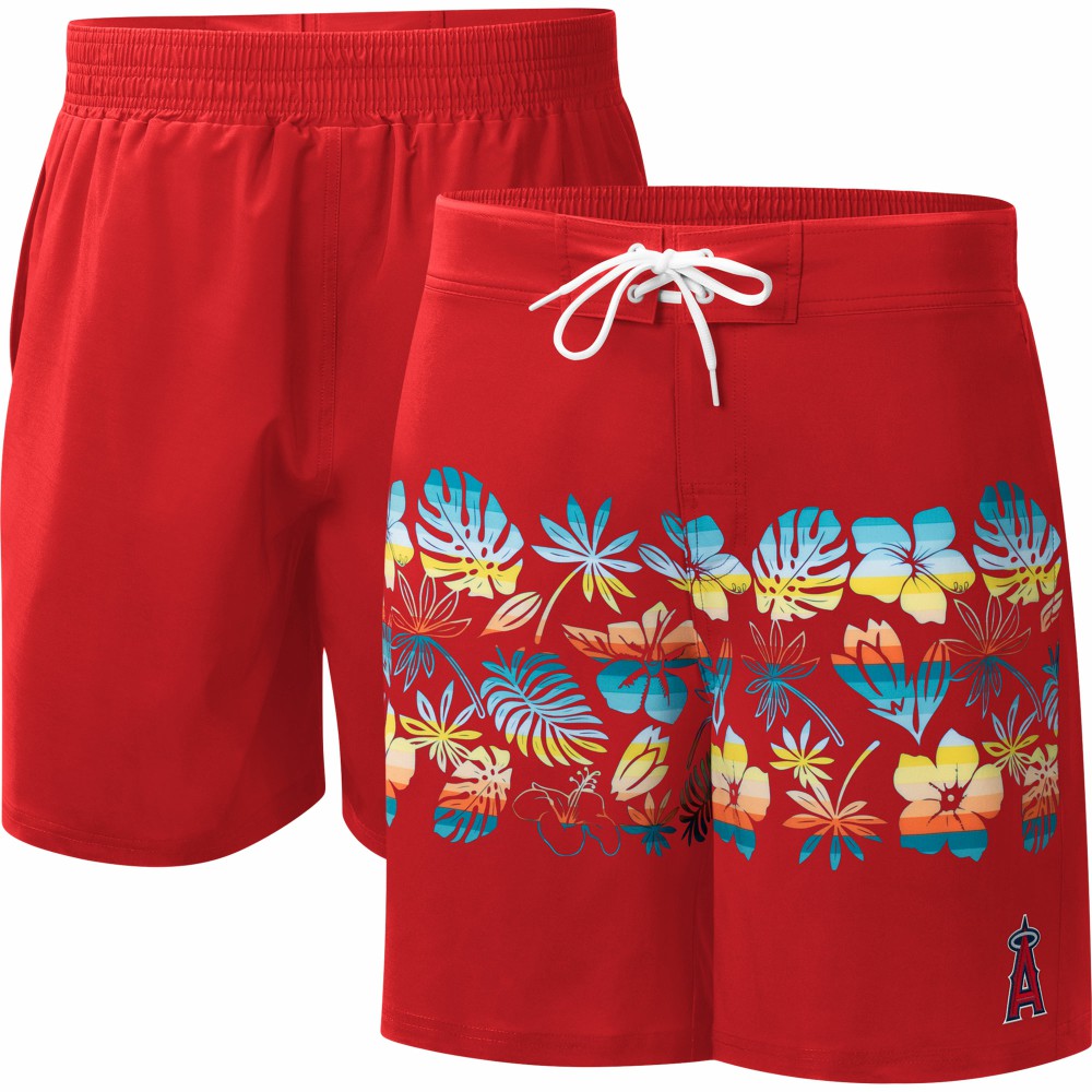 Los Angeles Angels G-III Sports by Carl Banks Breeze Volley Swim Shorts - MLB Shorts