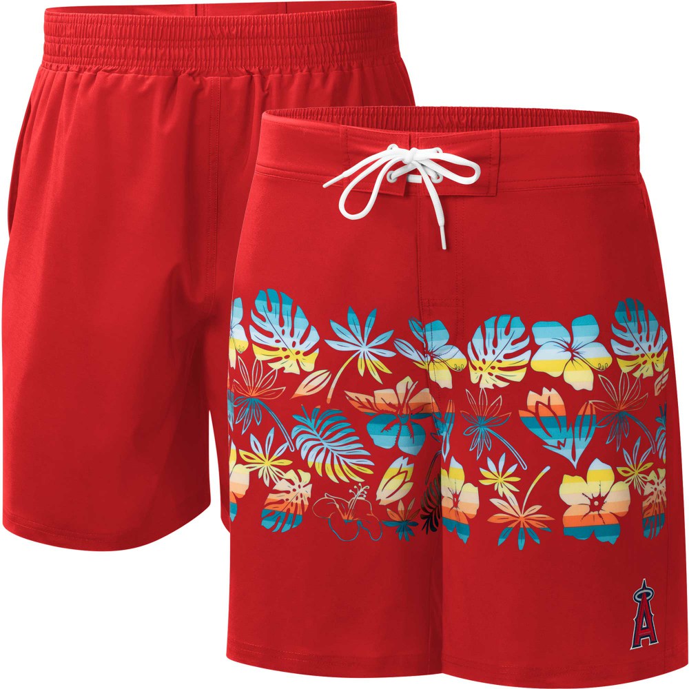 Los Angeles Angels G-III Sports by Carl Banks Breeze Volley Swim Shorts - MLB Shorts