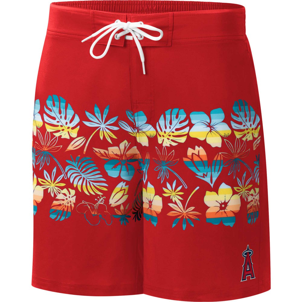 Los Angeles Angels G-III Sports by Carl Banks Breeze Volley Swim Shorts - MLB Shorts