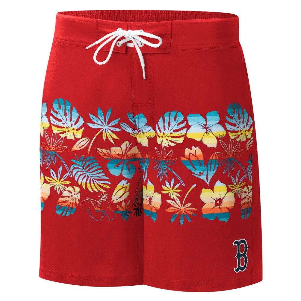 Boston Red Sox G-III Sports by Carl Banks Breeze Volley Swim Shorts - MLB Shorts
