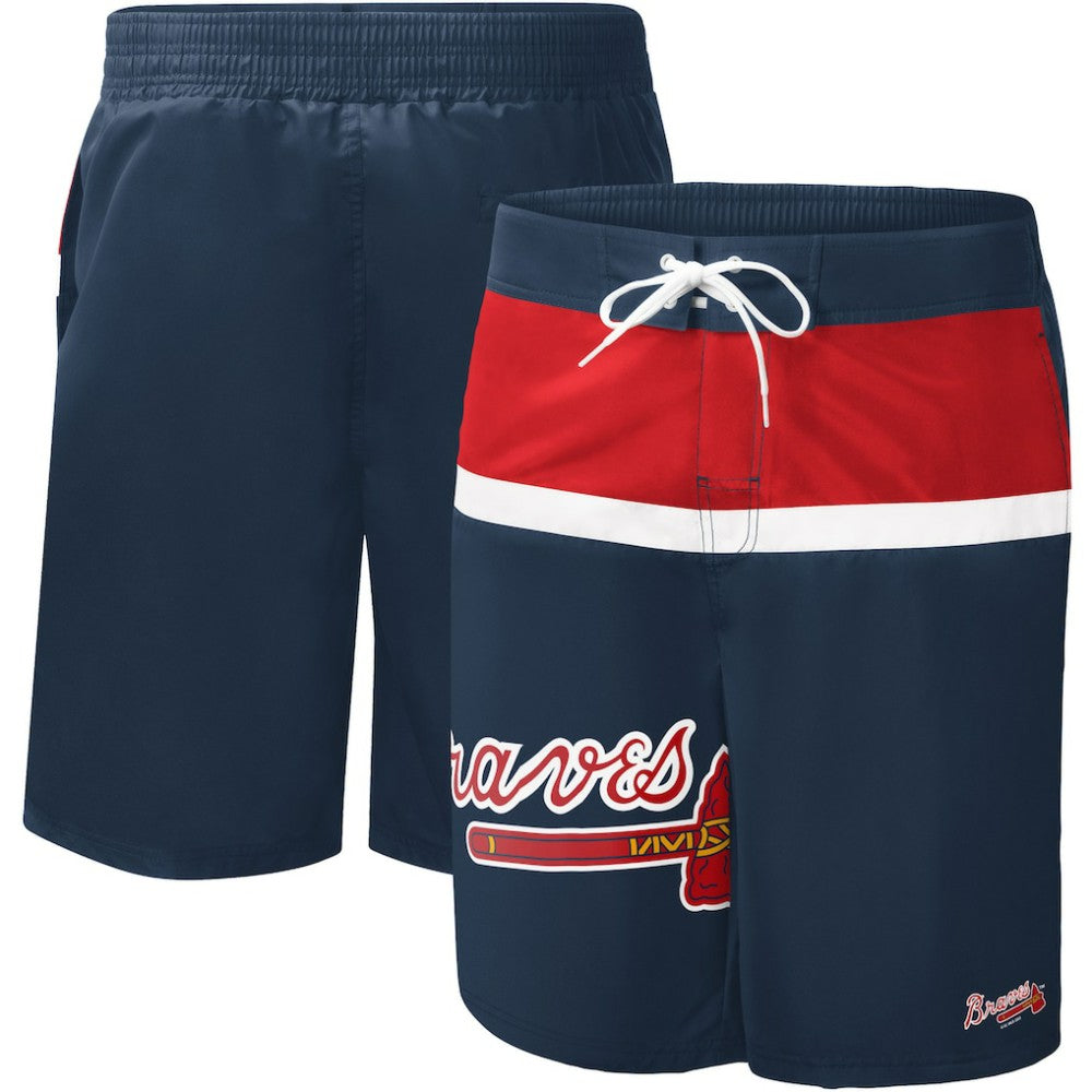 Atlanta Braves G-III Sports by Carl Banks Sea Wind Swim Shorts - MLB Shorts