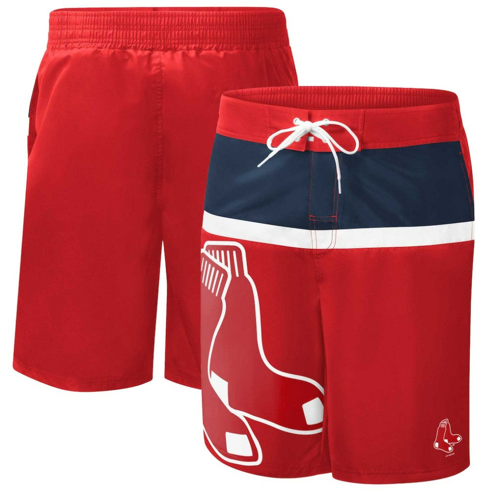 Boston Red Sox G-III Sports by Carl Banks Sea Wind Swim Shorts - MLB Shorts