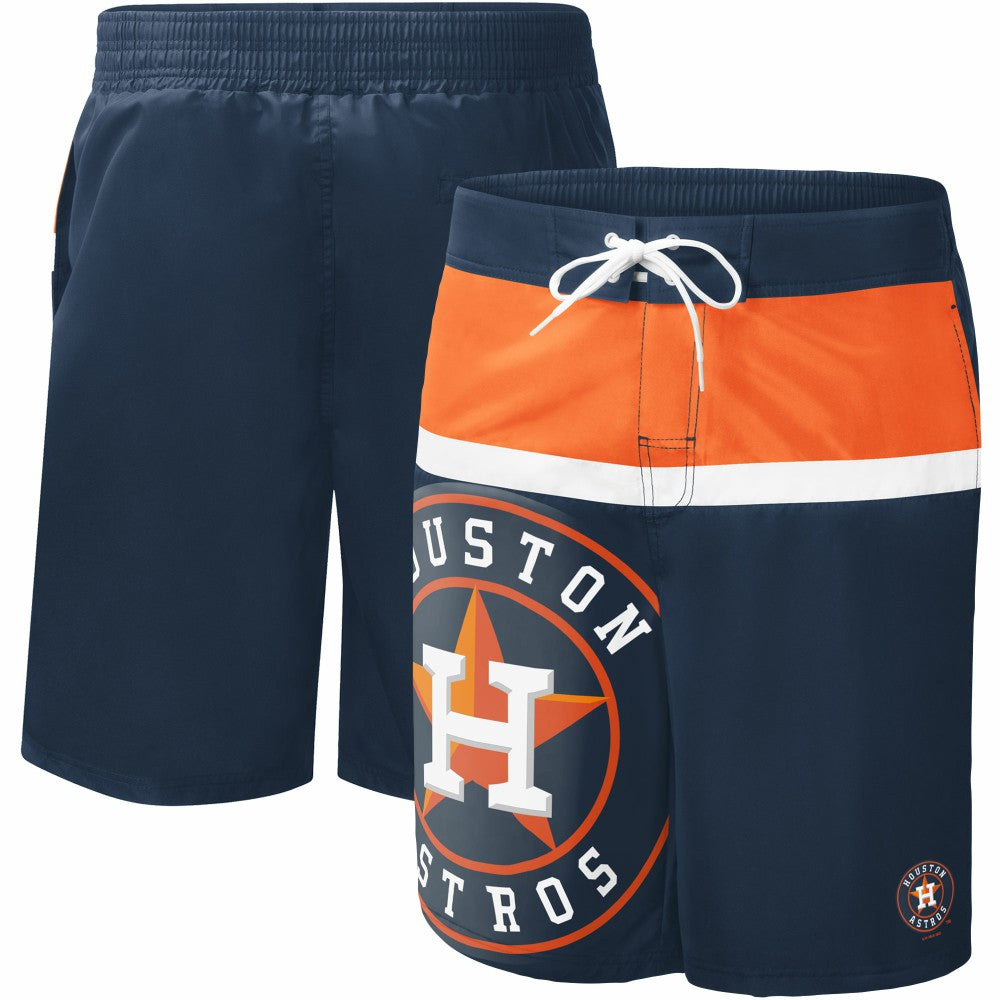 Houston Astros G-III Sports by Carl Banks Sea Wind Swim Shorts - MLB Shorts