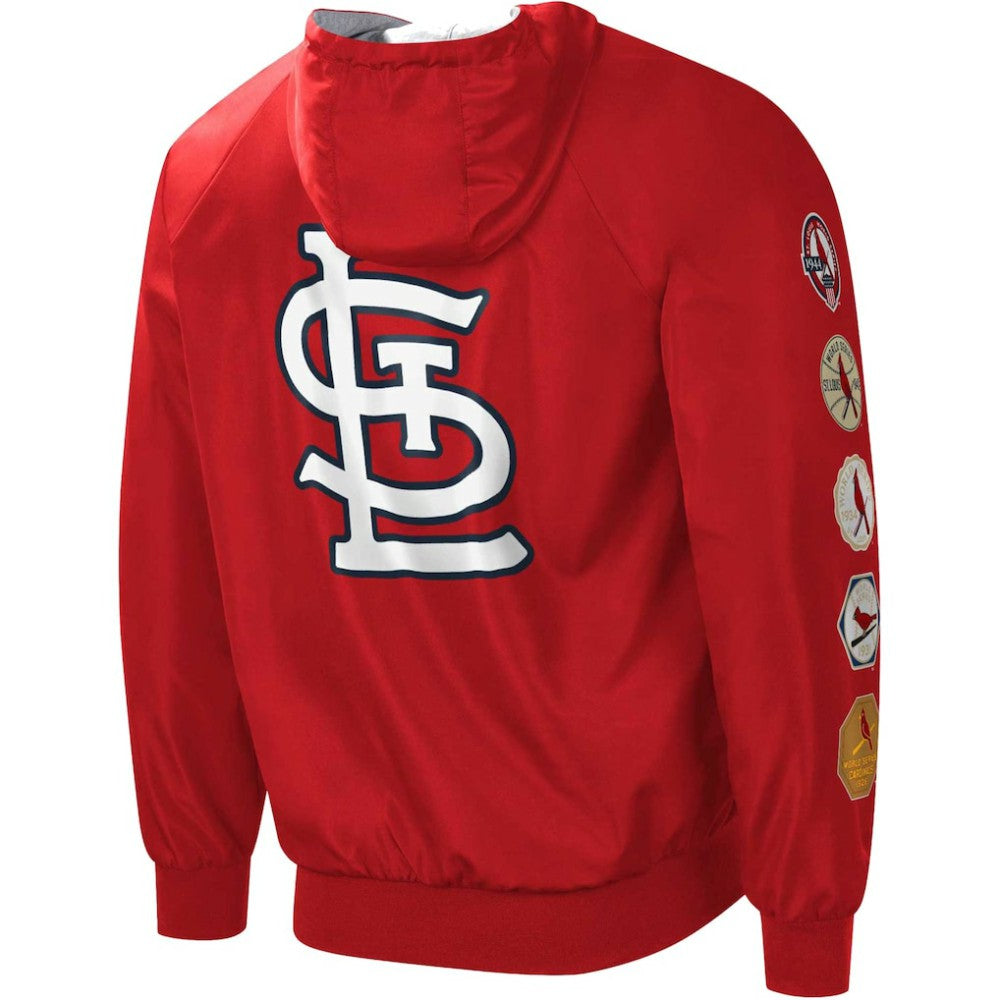 St. Louis Cardinals G-III Sports by Carl Banks Southpaw Reversible Raglan Hoodie Full-Zip Jacket - MLB Jackets