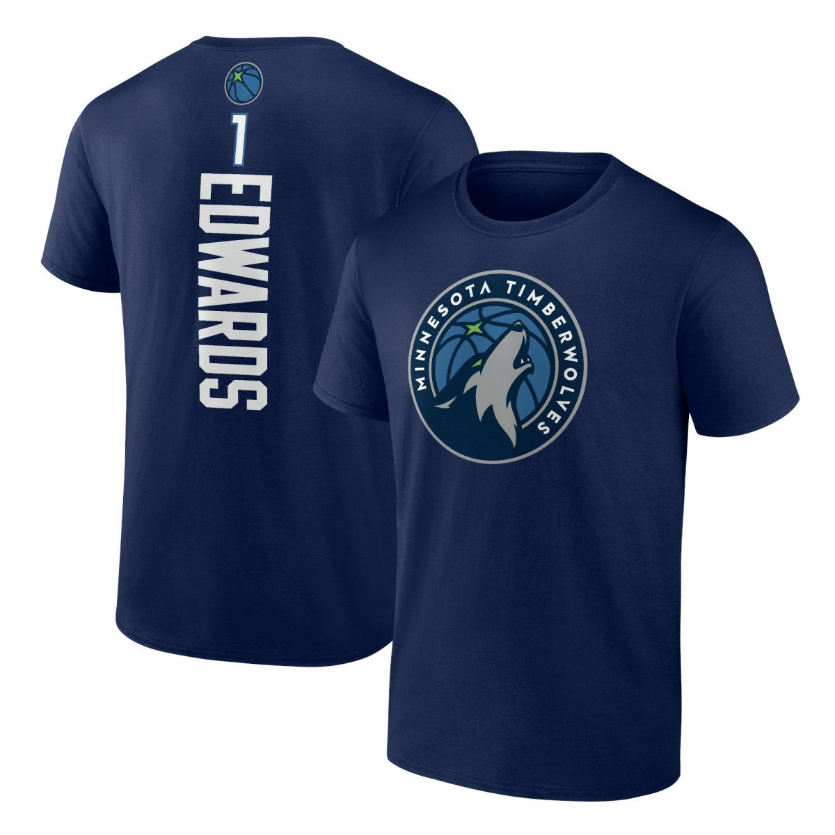 Navy Anthony Edwards Minnesota Timberwolves Playmaker Team Name & Number T-Shirt | NBA