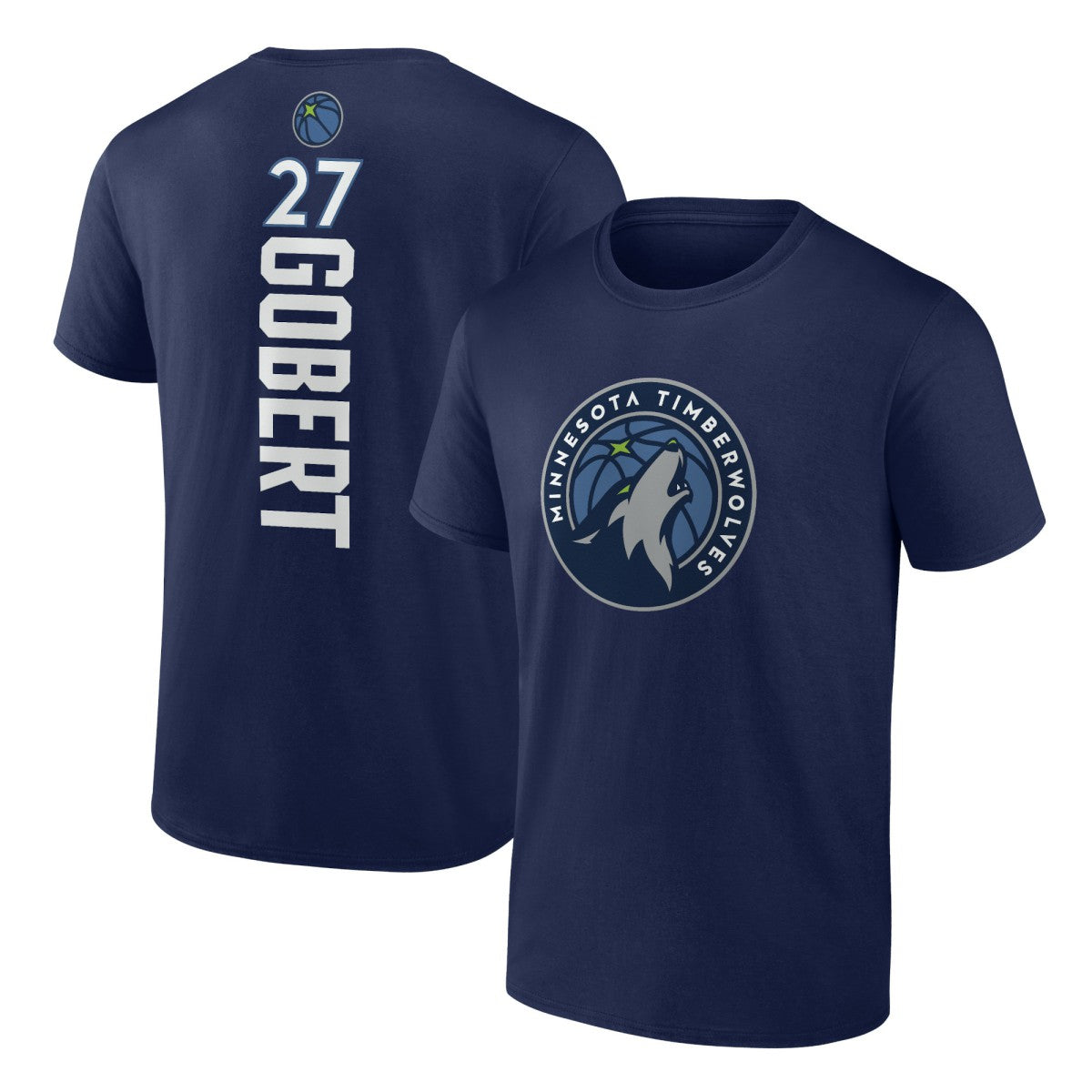 Navy Rudy Gobert Minnesota Timberwolves Playmaker Team Name & Number T-Shirt | NBA