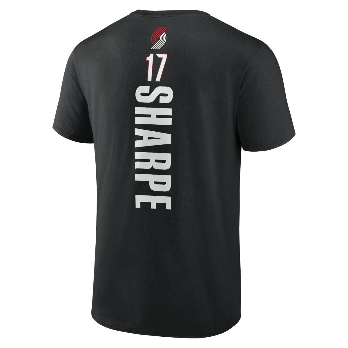 Black Shaedon Sharpe Portland Trail Blazers Playmaker Team Name & Number T-Shirt | NBA