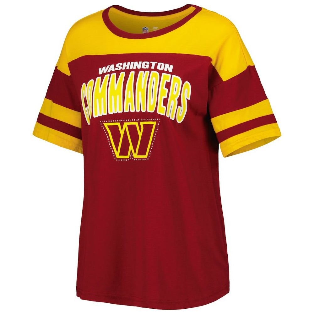 Washington Commanders G-III 4Her by Carl Banks Women's Play the Ball T-Shirt | NFL Sale