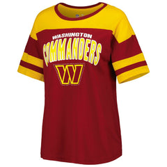 Washington Commanders G-III 4Her by Carl Banks Women's Play the Ball T-Shirt | NFL Sale