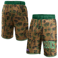 Brown Boston Celtics NBA & KidSuper Studios Unisex Hometown Shorts | NBA