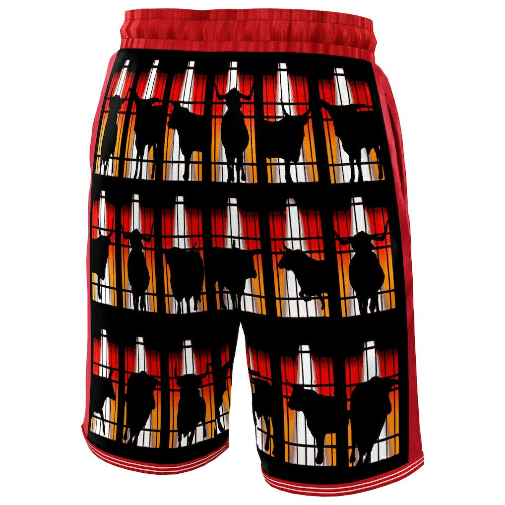 Red Chicago Bulls NBA & KidSuper Studios Unisex Hometown Shorts | NBA