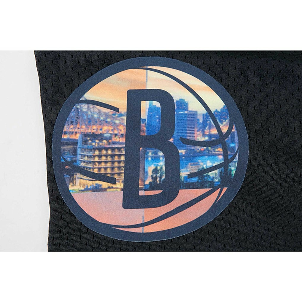 Black Brooklyn Nets Pro Standard City Scape Mesh Shorts | NBA