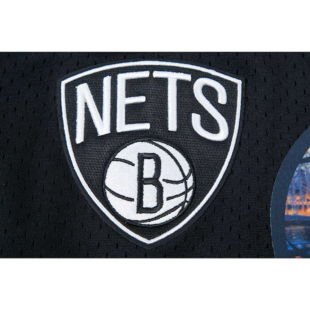 Black Brooklyn Nets Pro Standard City Scape Mesh Shorts | NBA