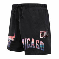 Black Chicago Bulls Pro Standard City Scape Mesh Shorts | NBA