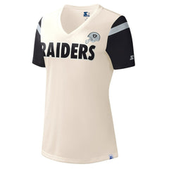 Las Vegas Raiders Starter Women's Kick Start V-Neck T-Shirt | NFL Online