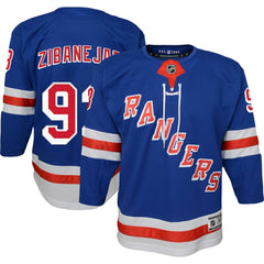 Mika Zibanejad New York Rangers Youth Home Premier Player Jersey -  NHL Jerseys