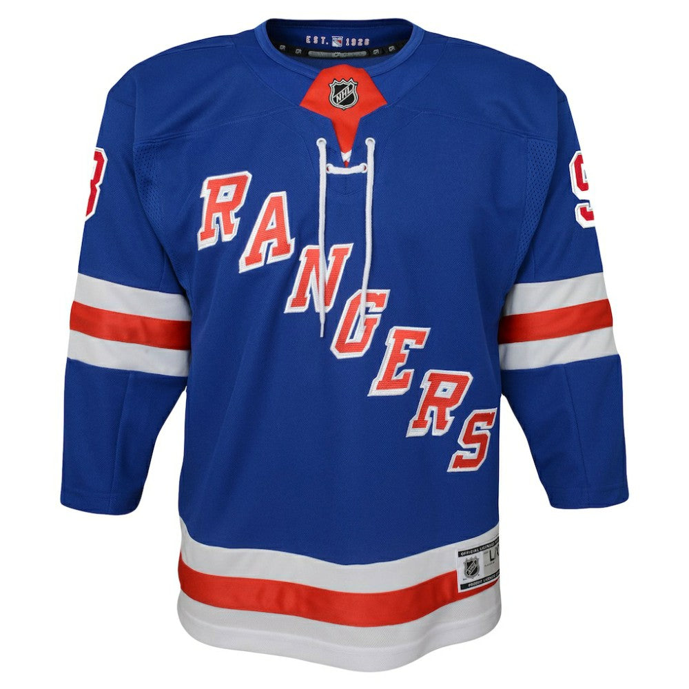 Mika Zibanejad New York Rangers Youth Home Premier Player Jersey -  NHL Jerseys