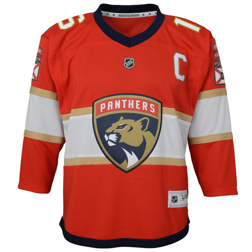 Aleksander Barkov Florida Panthers Youth Home Captain Replica Player Jersey -  NHL Jerseys