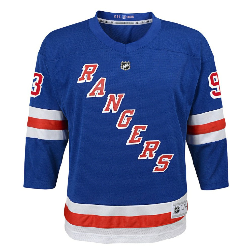 Mika Zibanejad New York Rangers Youth Home Replica Player Jersey -  NHL Jerseys